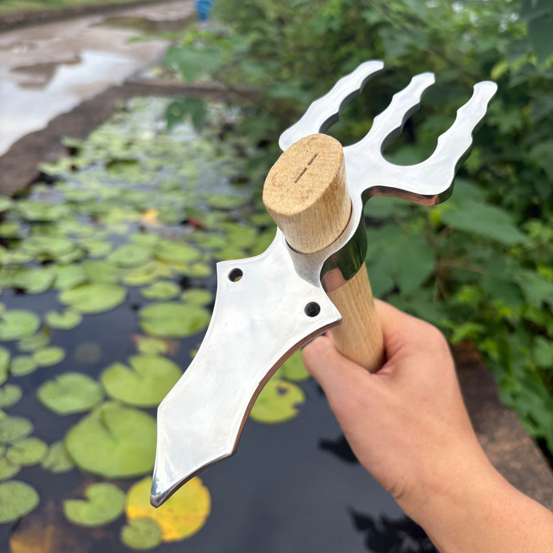 不锈钢两用镐三齿锄实心加厚结实耐用不生锈榉木实木柄小锄头种菜,鲜花速递/花卉仿真/绿植园艺,锄头,淘宝优惠券,粉丝福利购,淘宝优惠卷