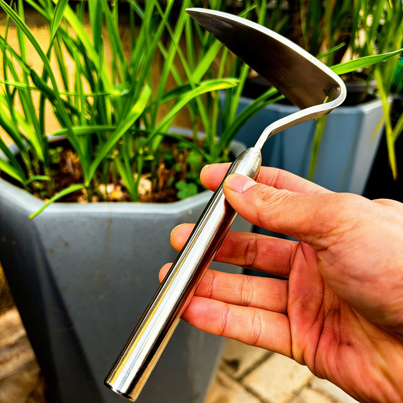 小锄头整体实心不锈钢尖头锄家用种花种菜园艺工具锄草松土压土,鲜花速递/花卉仿真/绿植园艺,锄头,淘宝优惠券,粉丝福利购,淘宝优惠卷