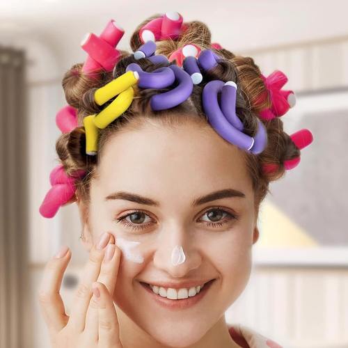 万能杠烫发隔热橡胶棒定型不伤发冷烫杠子工具海绵卷睡觉卷发神器