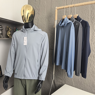 UPF50 冰感防晒衣轻薄透气冰丝凉感防紫外线连帽皮肤衣短外套女夏