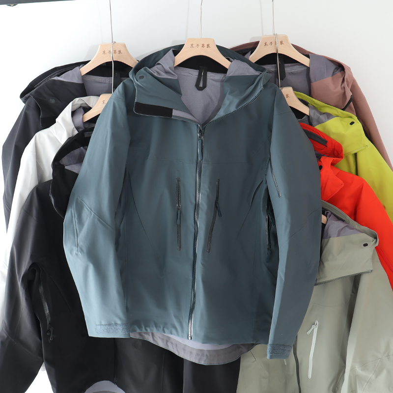 春秋全压胶硬壳冲锋衣夹克