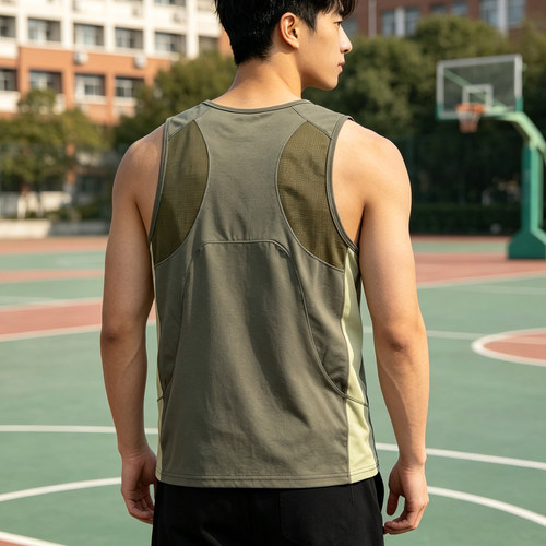 夏季山系机能速干轻量健身背心男