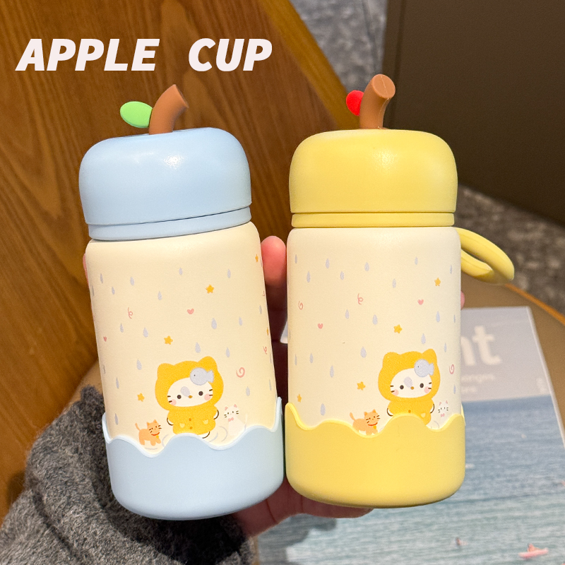 保温杯女生高颜值2025新款学生上学专用小巧便捷可爱网红儿童水杯