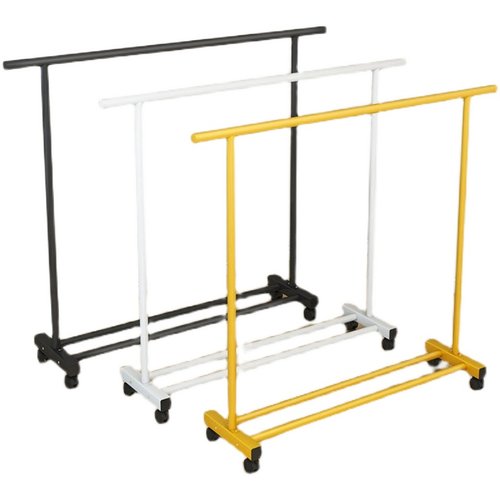 晾衣杆阳台顶装固吊顶式铝合金打孔凉衣捍固定杆晾衣架家用