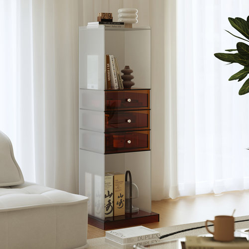 雅仆透明简约多层落地手办展示柜