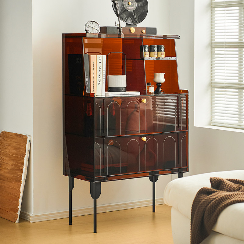 亚克力餐边柜轻奢客厅一体靠墙茶水柜现代简约边柜酒柜收纳储物柜,住宅家具,餐边柜,淘宝优惠券,粉丝福利购,淘宝优惠卷