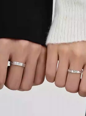 素圈情侣对戒轻奢素圈