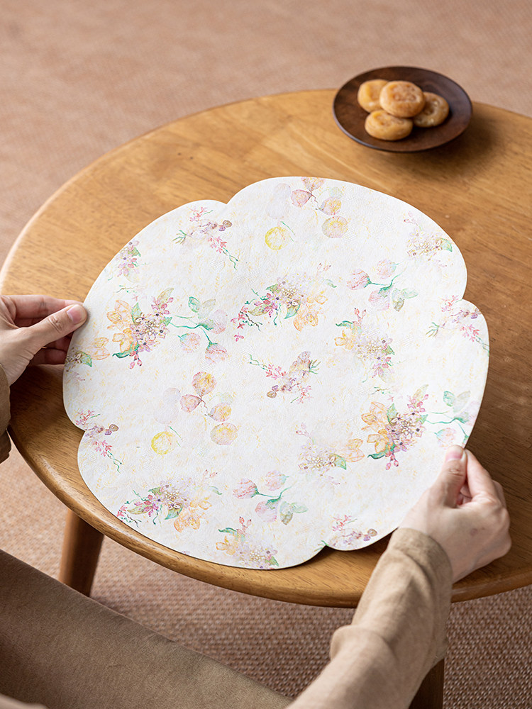 彩绘香云纱花茶垫覆古面料新中国禅宗风格防水干泡垫茶盘垫圆,餐饮具,茶道/零配,淘宝优惠券,粉丝福利购,淘宝优惠卷