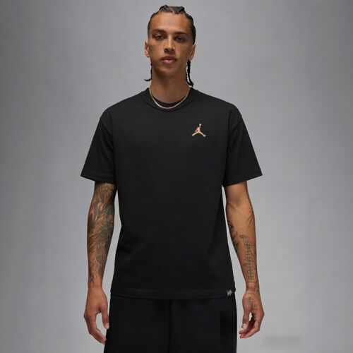 【美版现货】Jordan 金色绣标 LOGOT恤男子篮球宽松运动短袖上衣