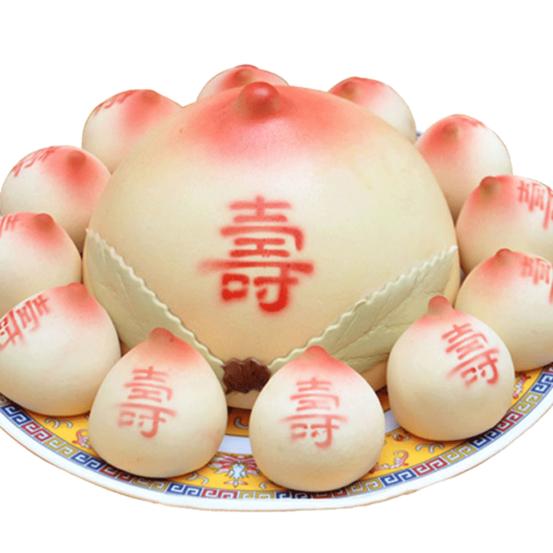饽饽房手工生日祝寿寿桃礼盒