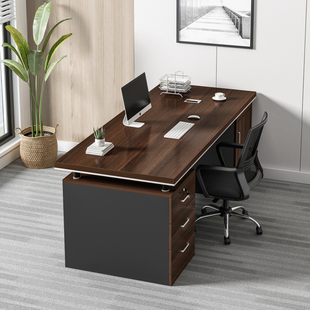 简约现代桌椅组合办公室职 办公桌家用单人电脑桌台式 包邮 新疆西藏