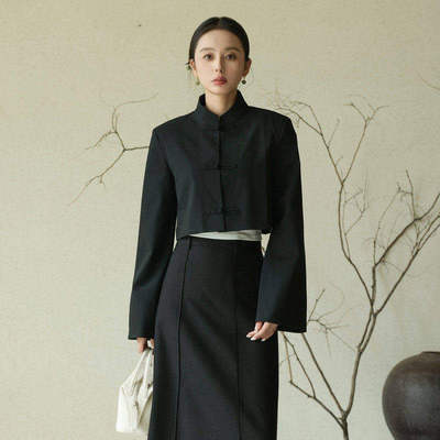 AIRIQI秋季新款新中式短外套