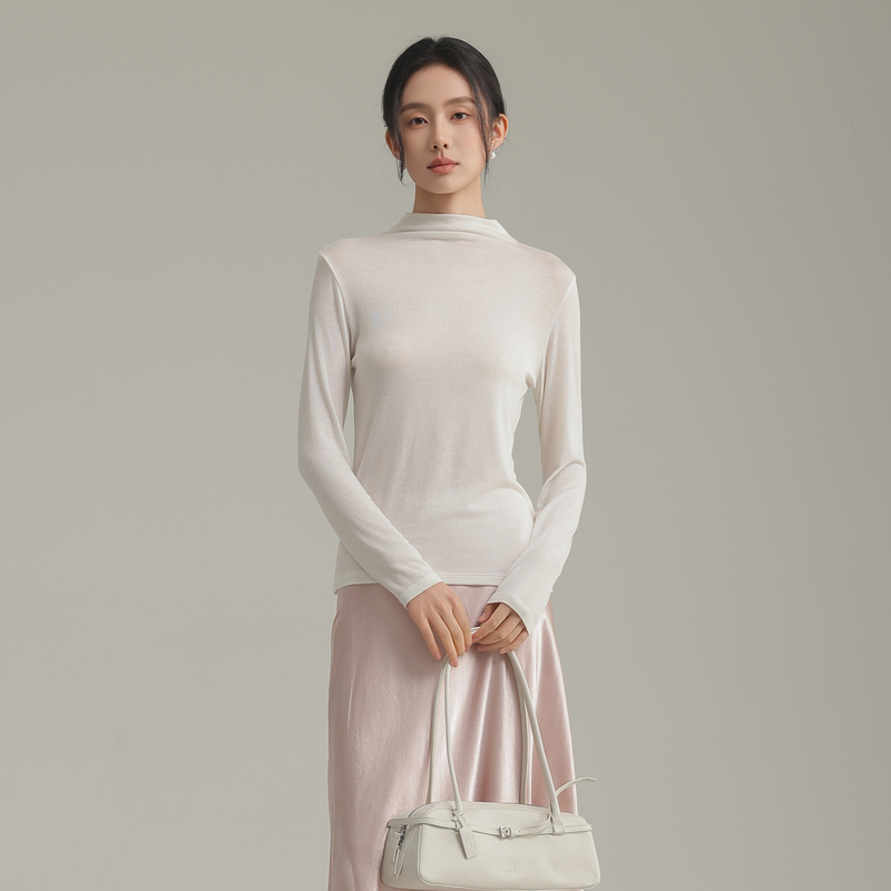 【AIRIQI】商场同款25春新款都市简约气质针织打底衫AH51DS391