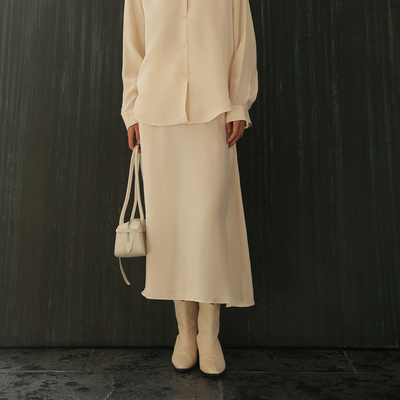 AIRIQI春季新款A字通勤半身裙