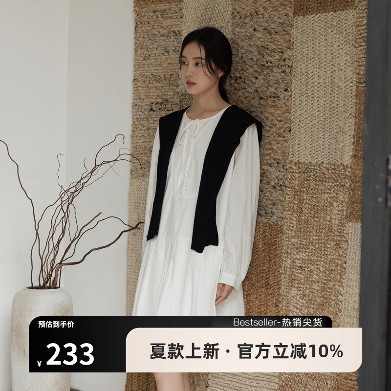 AIRIQI夏季新款衬衫连衣裙