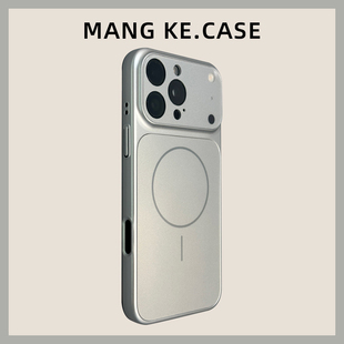 新款 秒变苹果17手机壳银色适用iphone17promax自带镜头膜16全包15pro防摔14防指纹13玻璃磨砂磁吸air超薄散热
