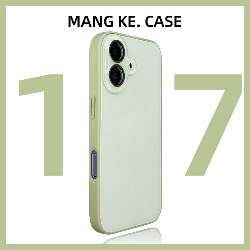 【高品质冰晶玻璃】带镜头手机壳