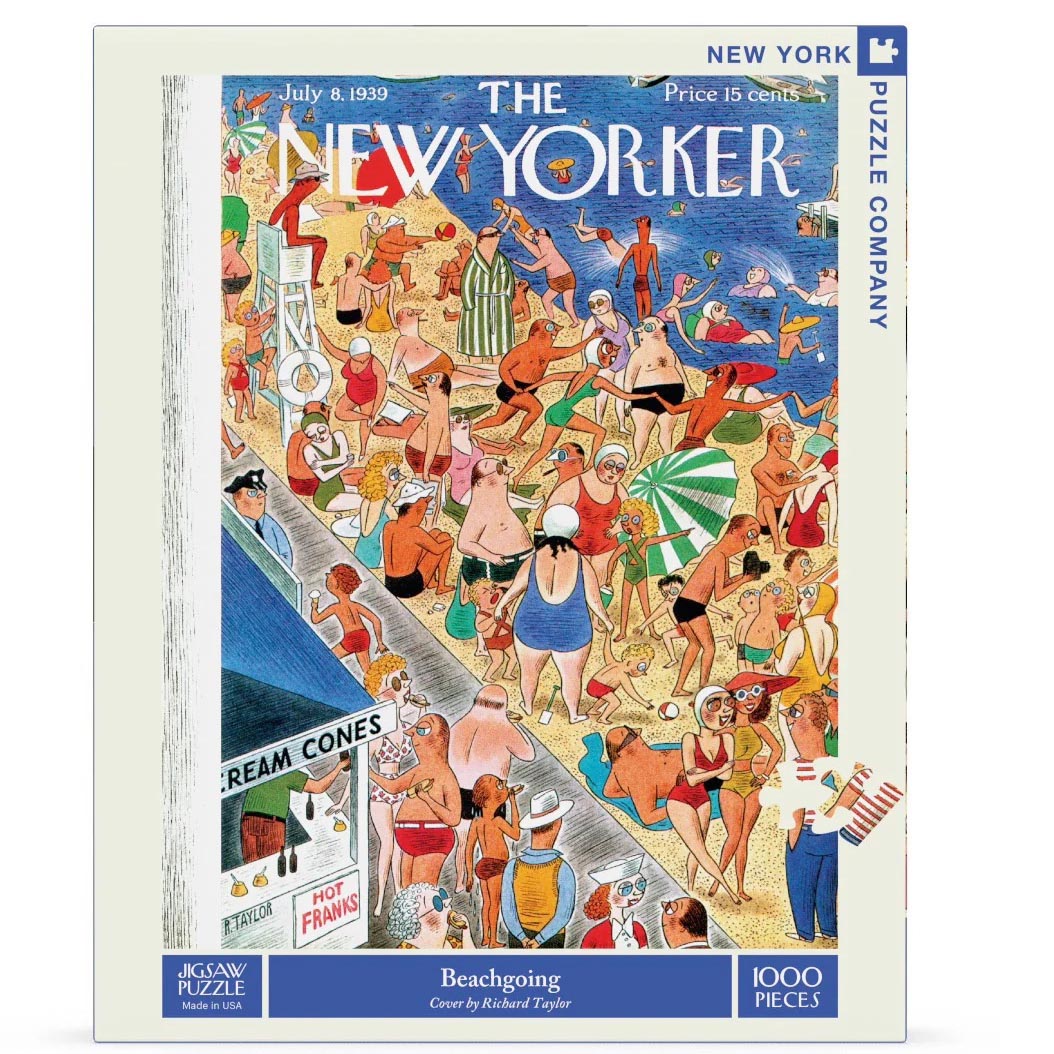 美国进口纽约客拼图-海滩度假-1000片-正品现货益智解压烧脑玩具