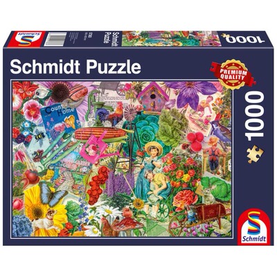 进口拼图益智解压烧脑玩具花园