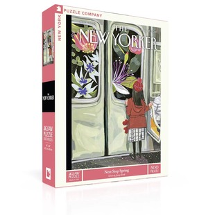 美国进口纽约客拼图-下一站春天-500片-正品益智解压烧脑玩具潮玩