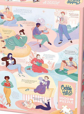 Cobblehill-文学女性-1000片-进口正品拼图益智解压烧脑玩具潮玩
