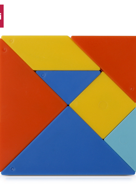 得力七巧板74505儿童玩具到手3个