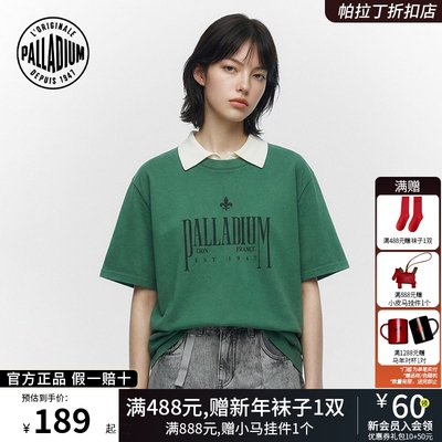 PALLADIUM帕拉丁上装休闲图案印花男女款短袖T恤1013889