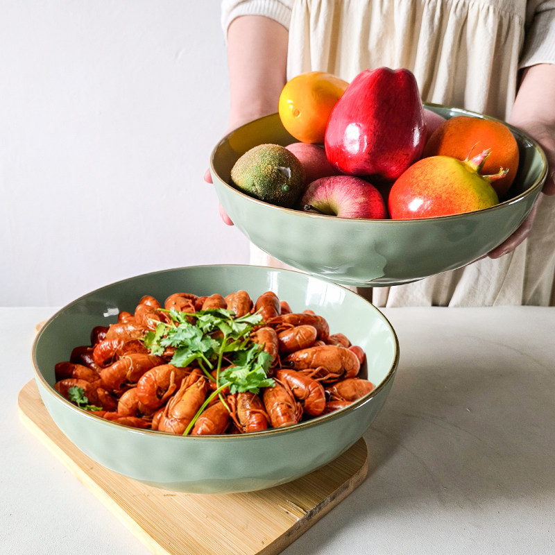 【实用厚实超大碗】大号酸菜鱼碗龙虾碗和面盆汤盆大容量汤碗微瑕,餐饮具,碗,淘宝优惠券,粉丝福利购,淘宝优惠卷