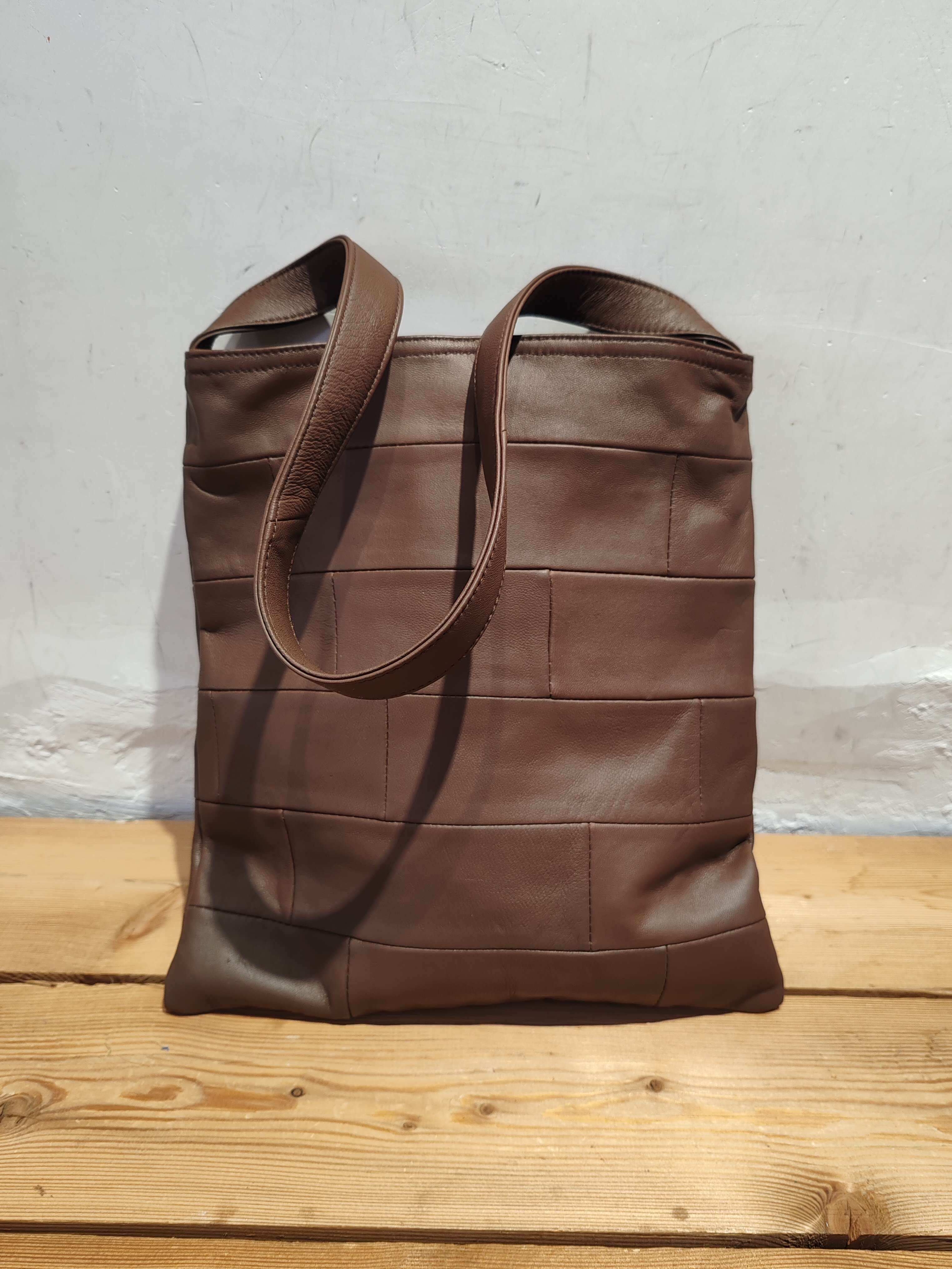 出口日本小羊皮真皮拼接软皮通勤百搭学生单肩信封包