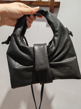 外贸出口超薄油蜡小羊皮休闲复古通勤单肩斜挎手机包