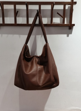 出口日本meis~i小羊皮真皮托特休闲旅行通勤瑜伽妈咪单肩背包