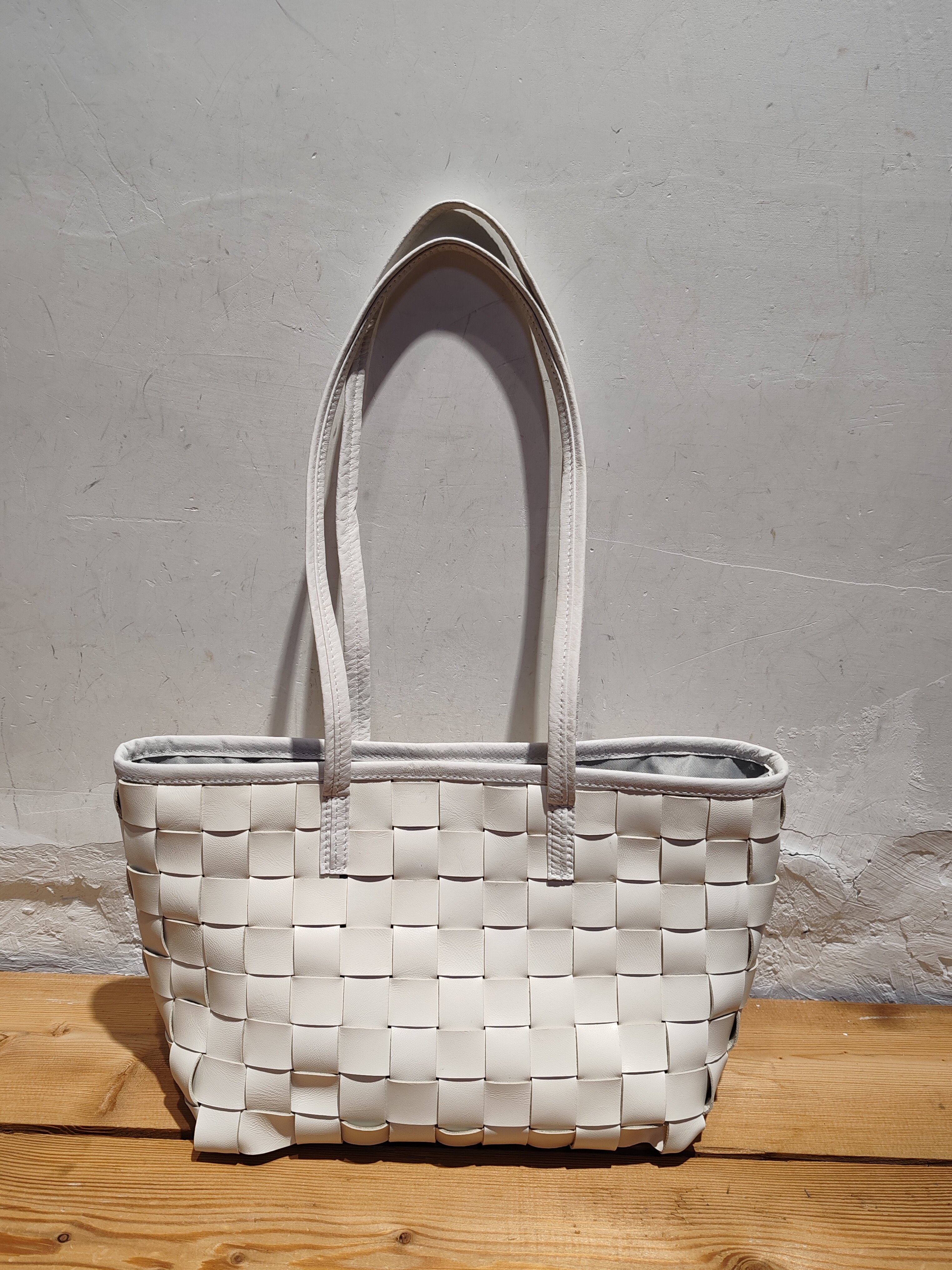 微瑕外贸出口山羊皮真皮手工编休闲复古单肩包包