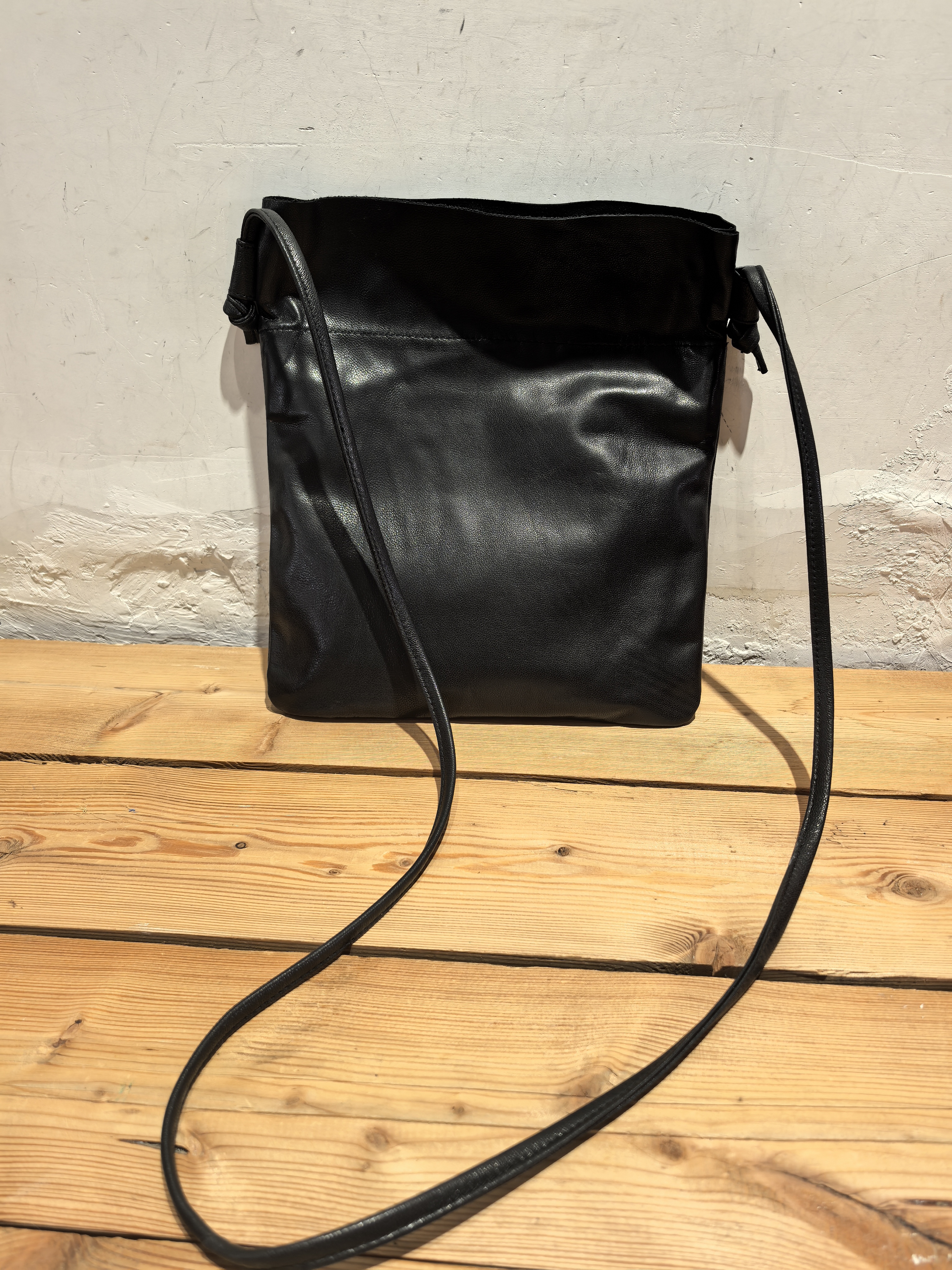 外贸出口小羊皮油蜡真皮女单肩斜挎包