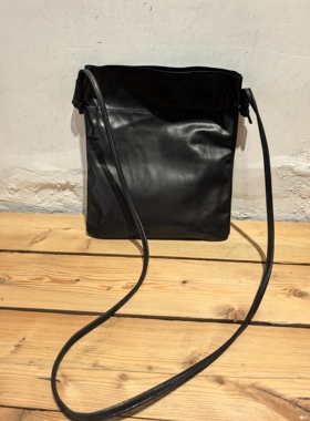 外贸出口小羊皮油蜡真皮女单肩斜挎包