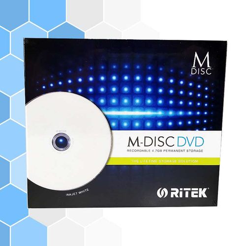 铼德ritek千年4速dvd-r空白光盘4.7g刻录盘mdisc档案级光盘三片装