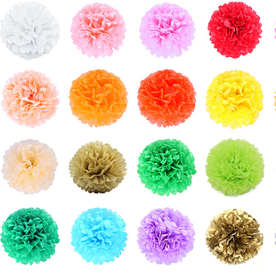 纸花球装饰新年婚庆牡丹拉花派对吊饰节庆幼儿园橱窗装饰