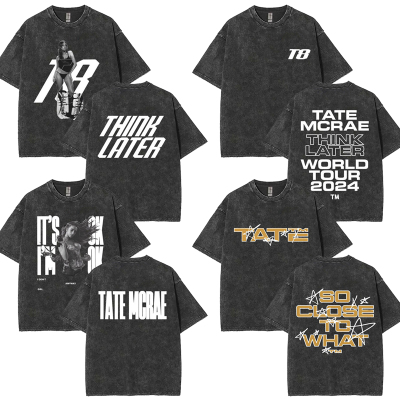 泰特·麦克雷专辑《So Close To What》巡演短袖水洗复古纯棉T恤