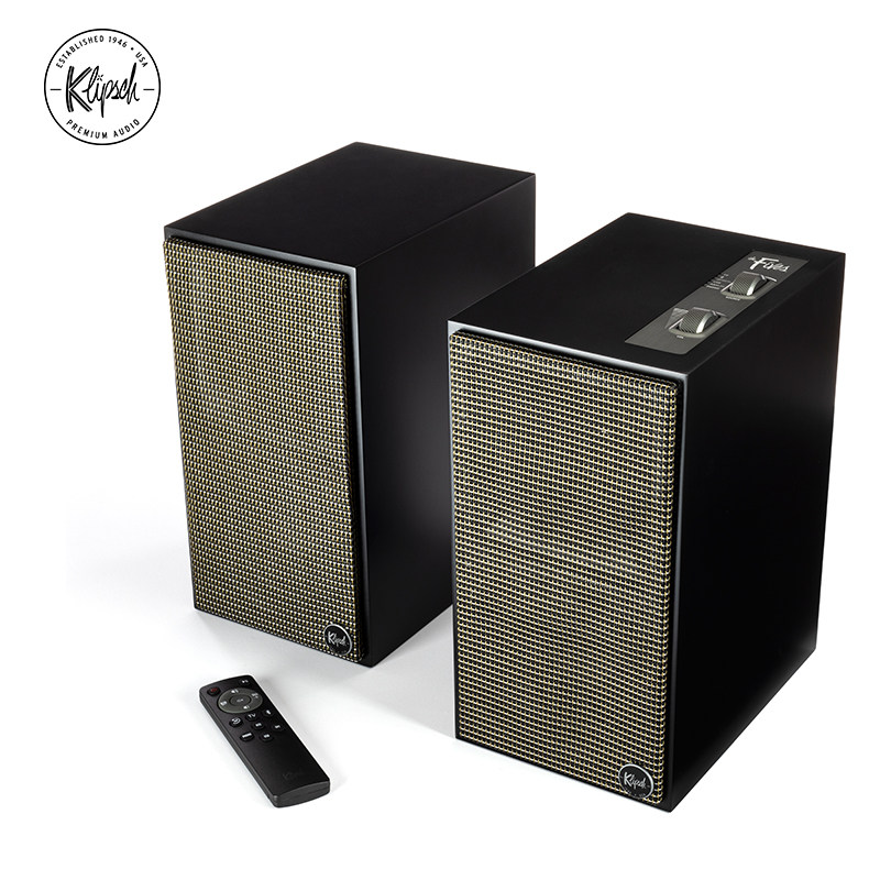 klipsch/杰士 fives 无线蓝牙hifi音箱 有源书架监听复古音箱