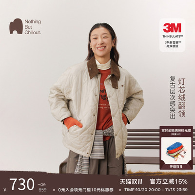 nbct【云弧】翻领3M新雪丽棉服