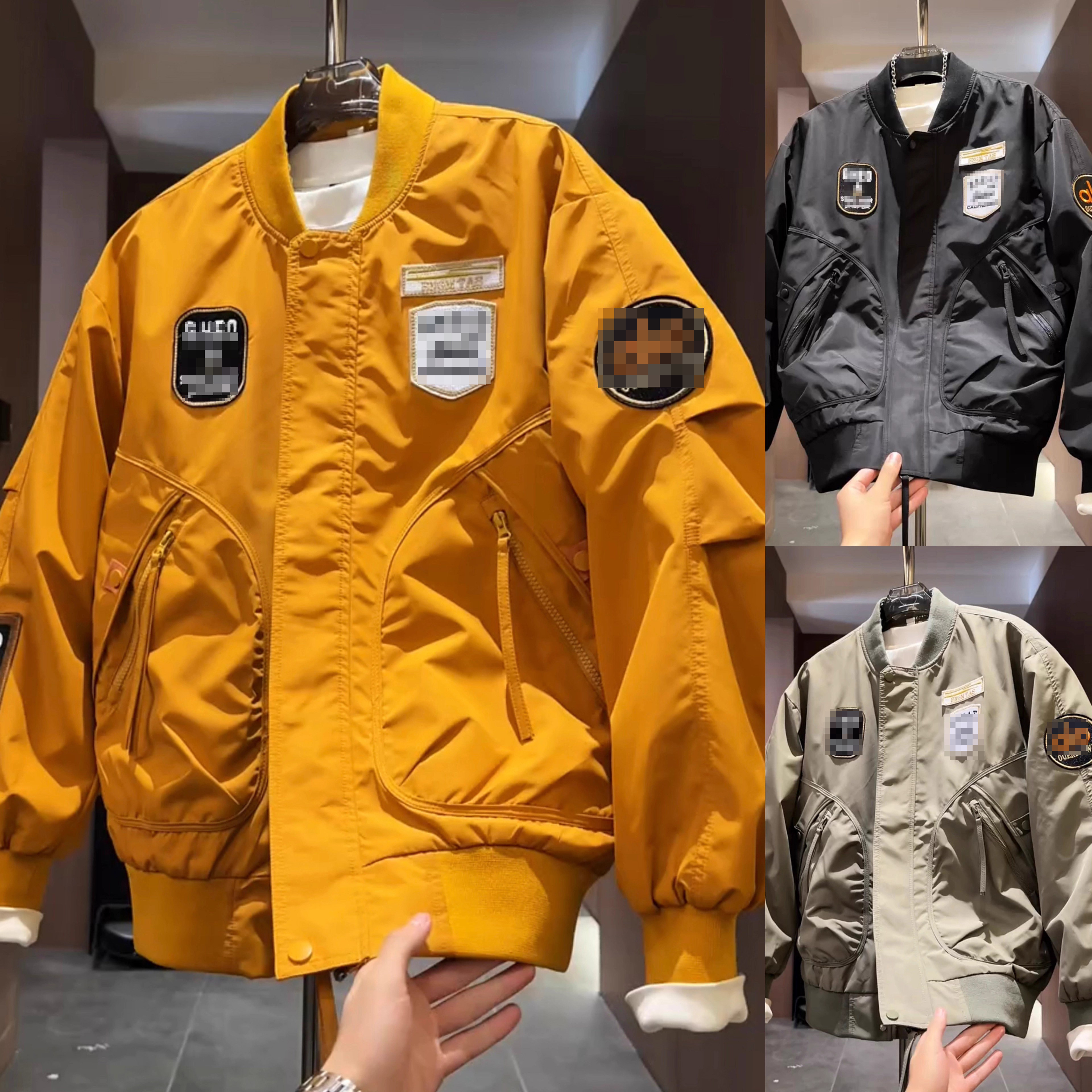 潮牌立领休闲户外工装夹克男2025秋冬新款痞帅贴布刺绣棒球服外套,男装,夹克,淘宝优惠券,粉丝福利购,淘宝优惠卷