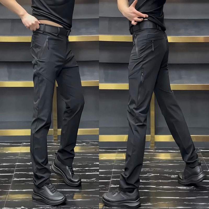 时尚百搭修身小脚长裤