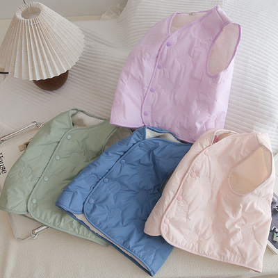 【吉娜专属】【顾奈】不成坨不结块一体棉加绒加厚小马甲