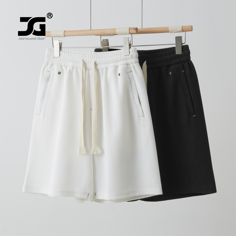 真维斯盖尔大码品牌华夫格短裤男女情侣同款夏季宽松潮牌重磅短裤,男装,休闲裤,淘宝优惠券,粉丝福利购,淘宝优惠卷