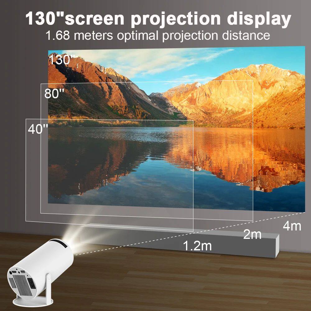 MAGCUBIC 프로젝터 HY300 WIFI6 260ANSI 안드로이드 11.0 4K ALLWIN