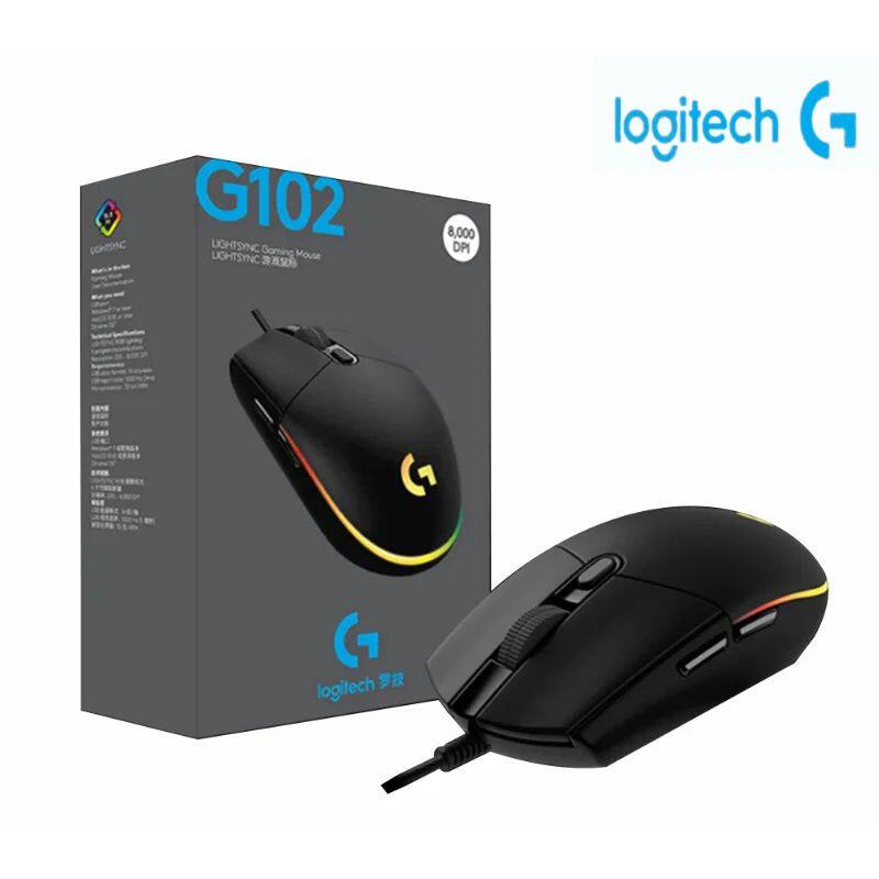 [G] G102 게이밍 마우스 RGB 마우스 경량 디자인 200-8000D