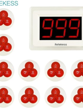 T114 Restaurant Pager Wireless Calling System Host Display+1