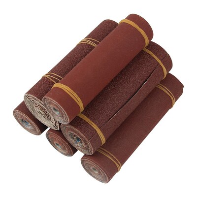 1Roll 1M 80-600 Grit Emery Cloth Roll Polishing Sandpaper 适