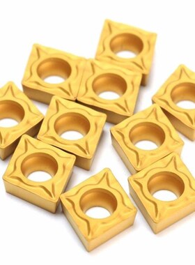 10pcs/box CCMT060204-HM YBC251 Carbide Insert Titanium Coate