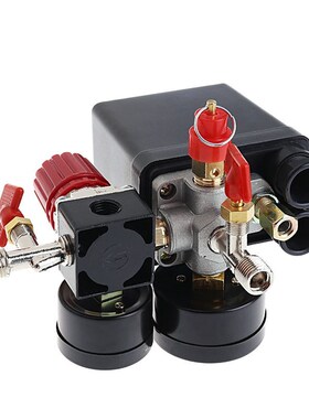 90-120PSI Air Compressor Pressure ON/OFF Switch Valve Manifo