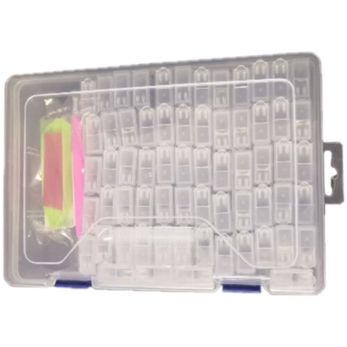 64 Grids Diamond Painting Tools Kits Storage Box Beads Earri